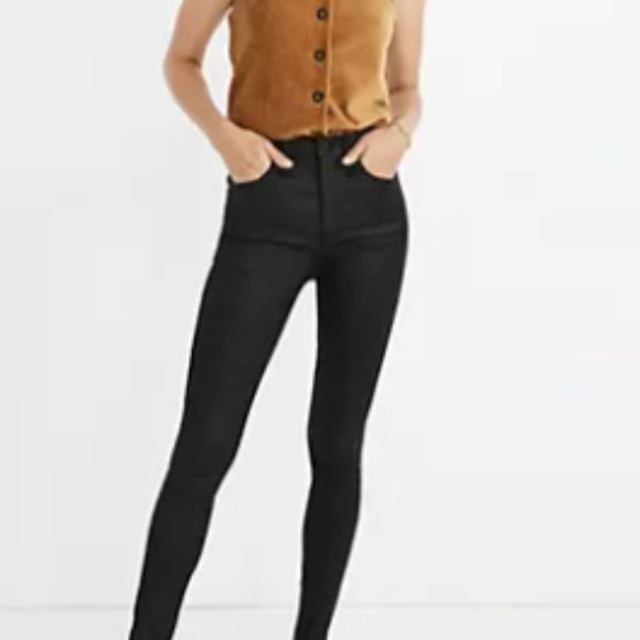 Madewell Denim - Madewell High-Rise Skinny Jeans: Coated (24)